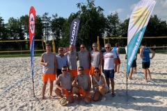 Porsche Beach Team mit GF Franz Stöllinger, Betriebsleitung Gotfried Lehner und Lisa Niederschick (FSL)iebsleitung